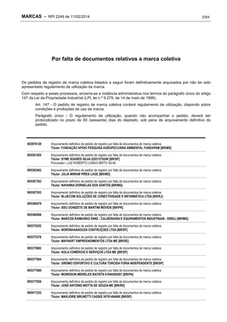 RPI - Marcas 2249 "Vervs Consultoria" 