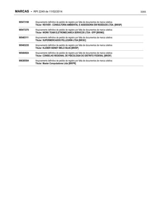 RPI - Marcas 2249 "Vervs Consultoria" 