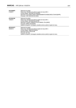 RPI - Marcas 2249 "Vervs Consultoria" 