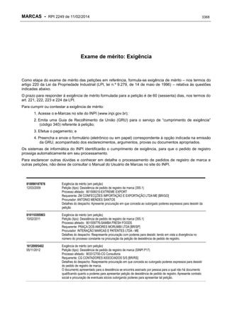 RPI - Marcas 2249 "Vervs Consultoria" 