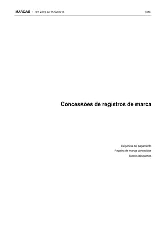RPI - Marcas 2249 "Vervs Consultoria" 