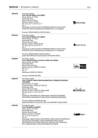RPI - Marcas 2249 "Vervs Consultoria" 