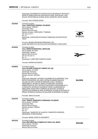 RPI - Marcas 2249 "Vervs Consultoria" 