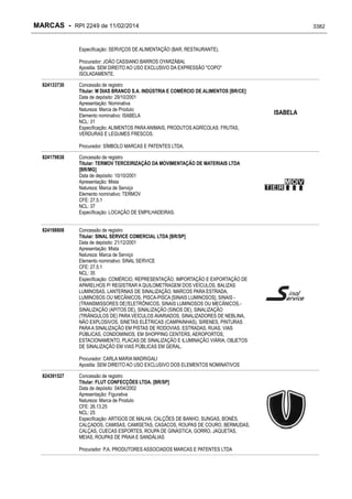 RPI - Marcas 2249 "Vervs Consultoria" 