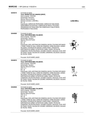 RPI - Marcas 2249 "Vervs Consultoria" 