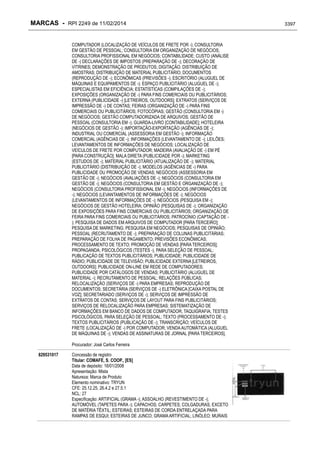 RPI - Marcas 2249 "Vervs Consultoria" 