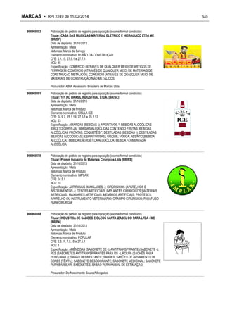 RPI - Marcas 2249 "Vervs Consultoria" 