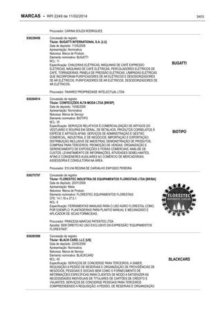 RPI - Marcas 2249 "Vervs Consultoria" 