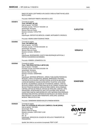 RPI - Marcas 2249 "Vervs Consultoria" 