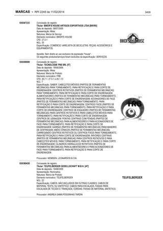 RPI - Marcas 2249 "Vervs Consultoria" 