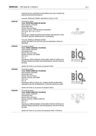 RPI - Marcas 2249 "Vervs Consultoria" 