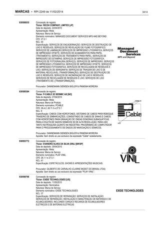 RPI - Marcas 2249 "Vervs Consultoria" 