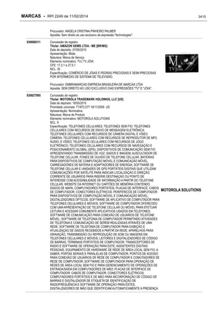 RPI - Marcas 2249 "Vervs Consultoria" 