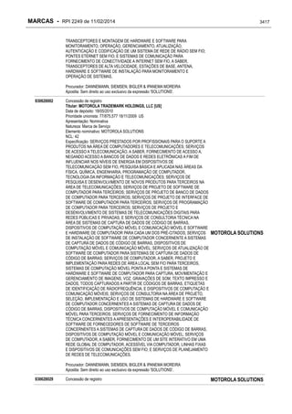 RPI - Marcas 2249 "Vervs Consultoria" 