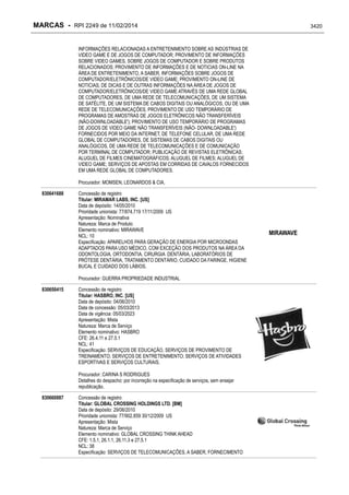 RPI - Marcas 2249 "Vervs Consultoria" 