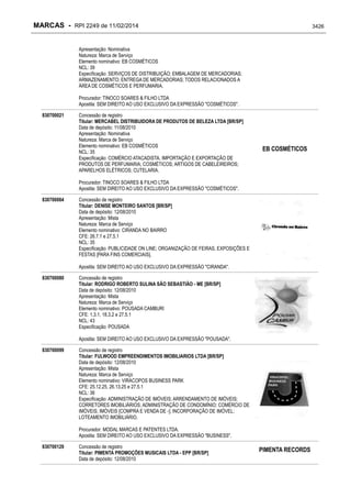 RPI - Marcas 2249 "Vervs Consultoria" 