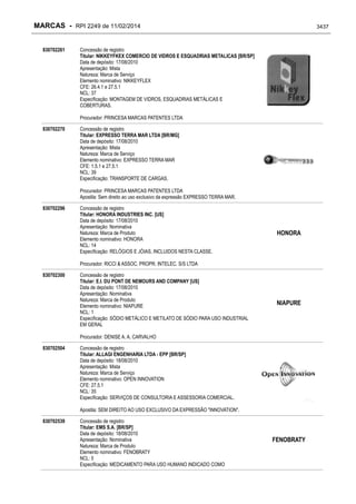 RPI - Marcas 2249 "Vervs Consultoria" 