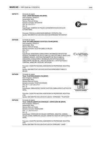 RPI - Marcas 2249 "Vervs Consultoria" 