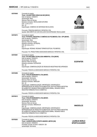 RPI - Marcas 2249 "Vervs Consultoria" 