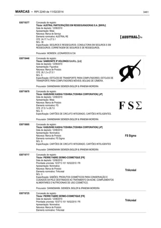 RPI - Marcas 2249 "Vervs Consultoria" 