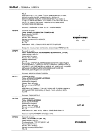 RPI - Marcas 2249 "Vervs Consultoria" 