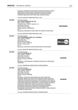 RPI - Marcas 2249 "Vervs Consultoria" 