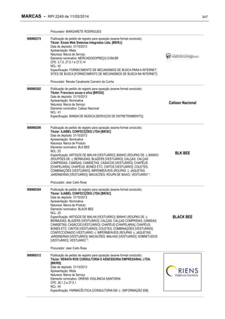 RPI - Marcas 2249 "Vervs Consultoria" 