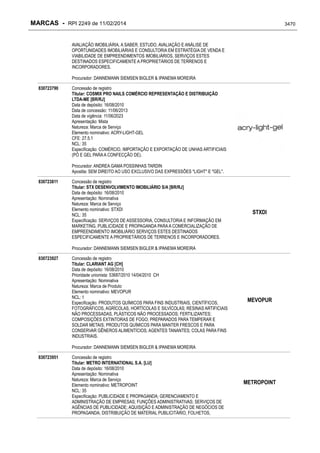 RPI - Marcas 2249 "Vervs Consultoria" 