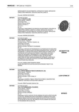 RPI - Marcas 2249 "Vervs Consultoria" 