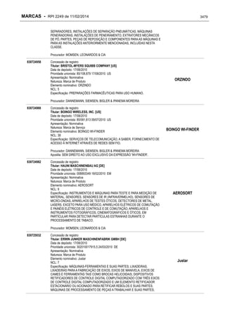 RPI - Marcas 2249 "Vervs Consultoria" 