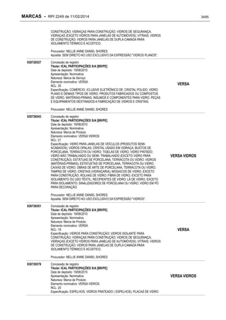 RPI - Marcas 2249 "Vervs Consultoria" 