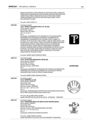 RPI - Marcas 2249 "Vervs Consultoria" 