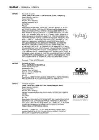 RPI - Marcas 2249 "Vervs Consultoria" 