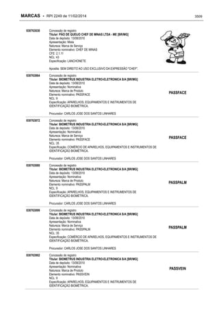 RPI - Marcas 2249 "Vervs Consultoria" 