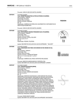 RPI - Marcas 2249 "Vervs Consultoria" 