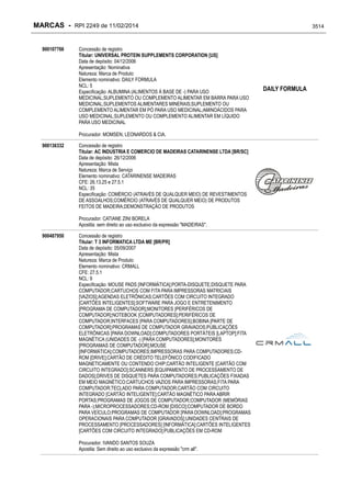 RPI - Marcas 2249 "Vervs Consultoria" 