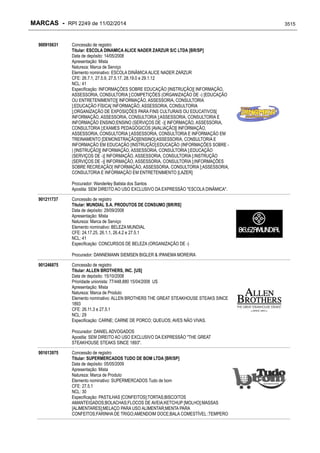 RPI - Marcas 2249 "Vervs Consultoria" 