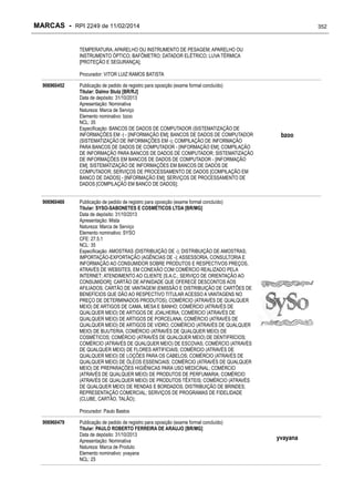 RPI - Marcas 2249 "Vervs Consultoria" 