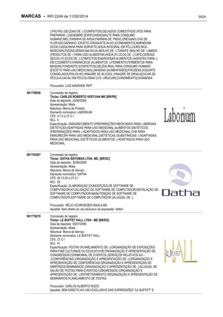 RPI - Marcas 2249 "Vervs Consultoria" 