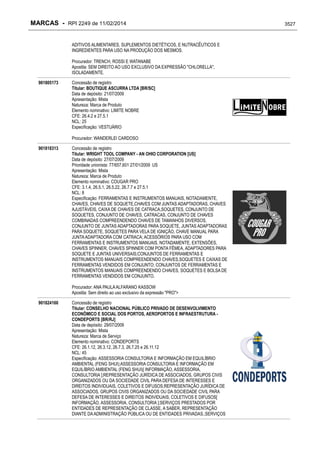 RPI - Marcas 2249 "Vervs Consultoria" 