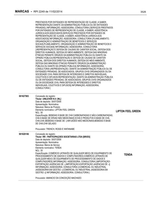 RPI - Marcas 2249 "Vervs Consultoria" 