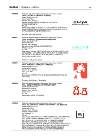 RPI - Marcas 2249 "Vervs Consultoria" 