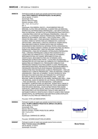 RPI - Marcas 2249 "Vervs Consultoria" 