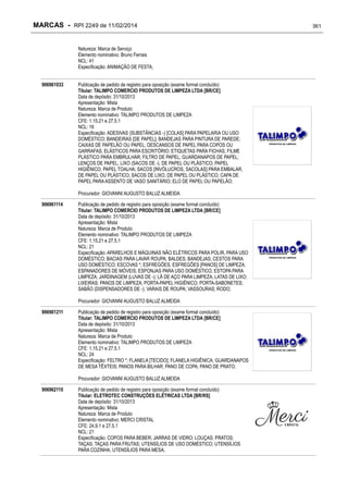 RPI - Marcas 2249 "Vervs Consultoria" 