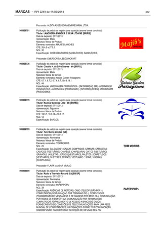 RPI - Marcas 2249 "Vervs Consultoria" 