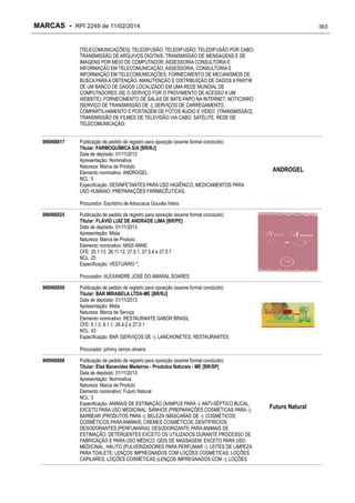 RPI - Marcas 2249 "Vervs Consultoria" 