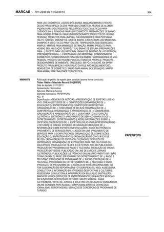 RPI - Marcas 2249 "Vervs Consultoria" 