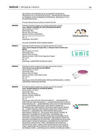 RPI - Marcas 2249 "Vervs Consultoria" 