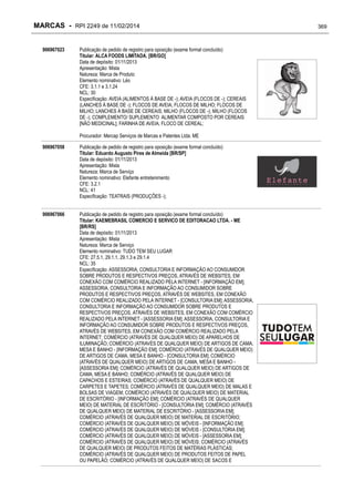 RPI - Marcas 2249 "Vervs Consultoria" 