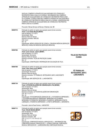 RPI - Marcas 2249 "Vervs Consultoria" 